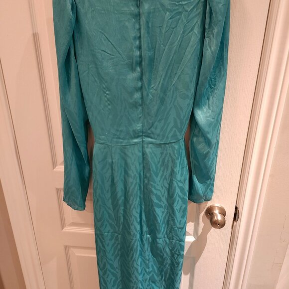 Lovers & Friends teal cut out wrap dress! - Picture 6 of 6
